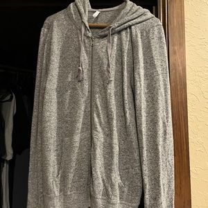 Zsupply thin zip hoodie